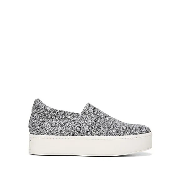 Vince Walsh Platform Sneakers Grey Marl 7.5 Women Slip On Shoes Loafers