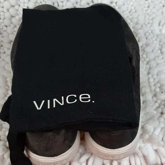Vince Women's Bowen Suede Slip-On Sneakers Sz 9.5