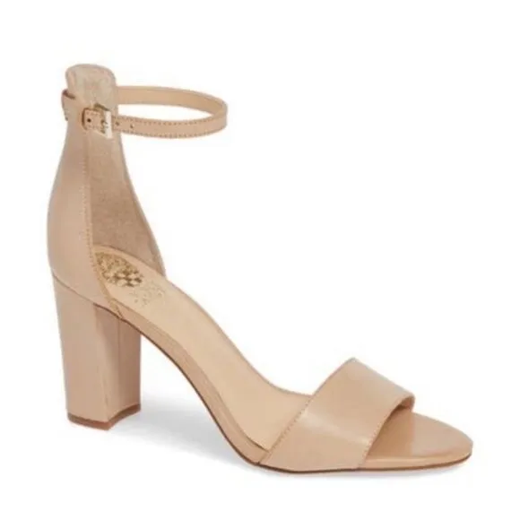 VINCE CAMUTO Corlina Ankle Strap Sandal Nude 12