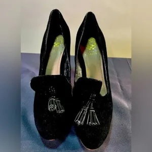 Vince Camuto Black Suede Heels