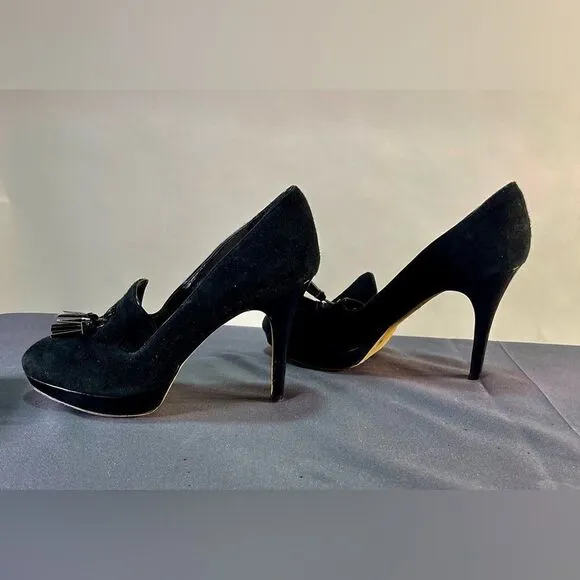 Vince Camuto Black Suede Heels
