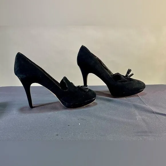 Vince Camuto Black Suede Heels