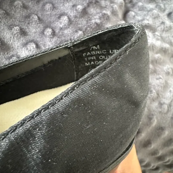 Vintage Euroclub block heel square toe loafers Y2K