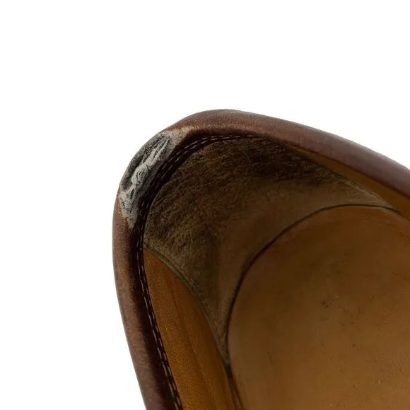 Vintage Ferragamo Mens Loafer Moc Drivers Leather Italy 8D 3861