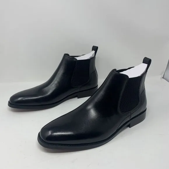 Vintage Foundry‎ Co. Darwin VF1758 Chelsea Boots Men's 11 Black Pull-on S0668