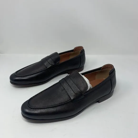 Vintage Foundry Co. Thomas VF1546 Loafers Men's 11 Brown Leather Slip‎ On S0672
