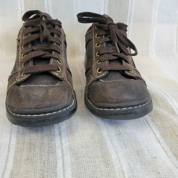Vintage Skechers Leather Sneakers Chocolate Brown Size 8.5