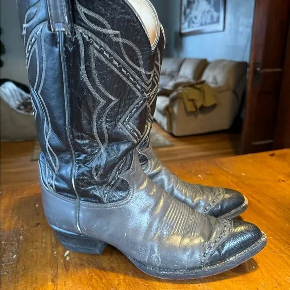 Vintage Tony Lama Cowboy Boots Sz 11.5 D