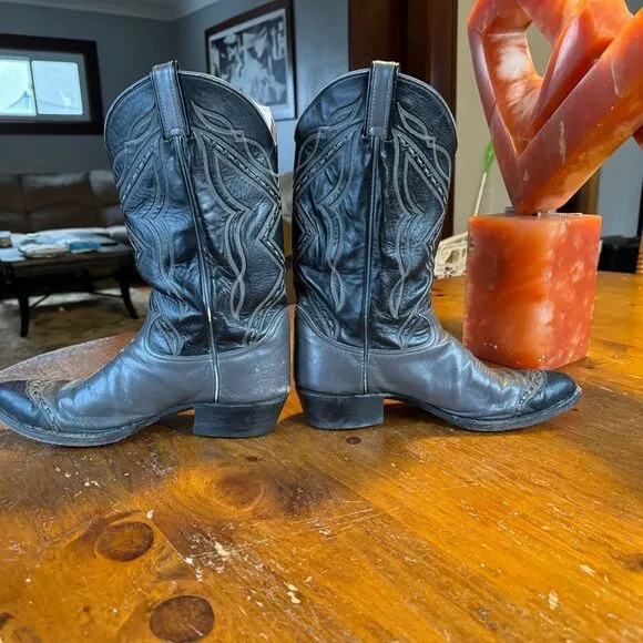 Vintage Tony Lama Cowboy Boots Sz 11.5 D