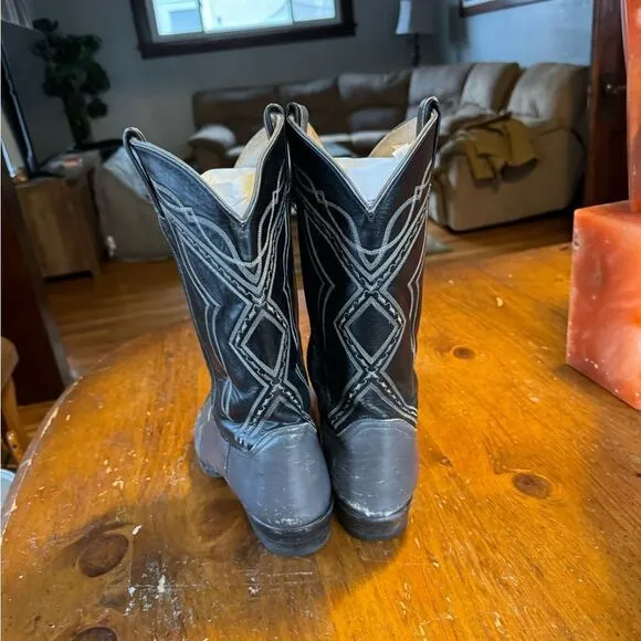 Vintage Tony Lama Cowboy Boots Sz 11.5 D