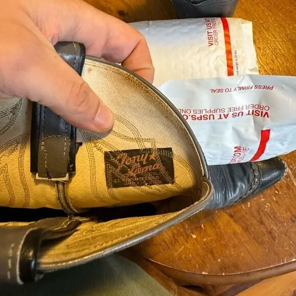 Vintage Tony Lama Cowboy Boots Sz 11.5 D