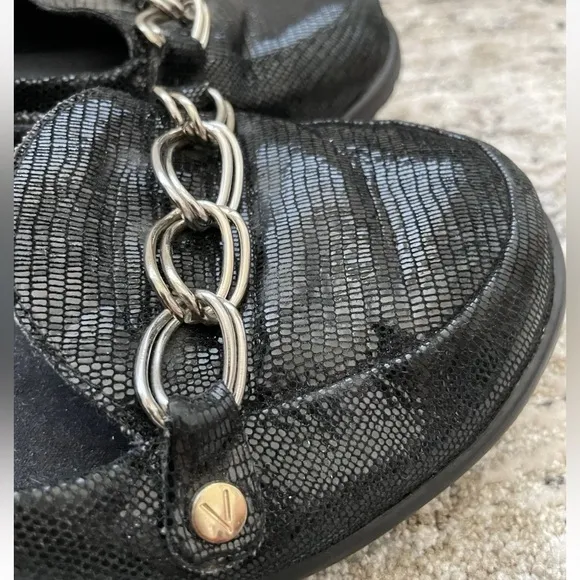 Vionic Alda Slip On Loafers Flats Womens Size 9.5 Black