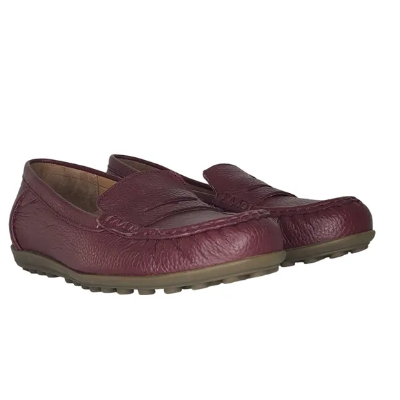 Vionic Marcy Moccasin Loafers Port Size 7.5 NWOB