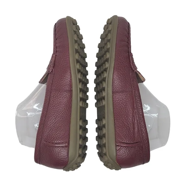Vionic Marcy Moccasin Loafers Port Size 7.5 NWOB