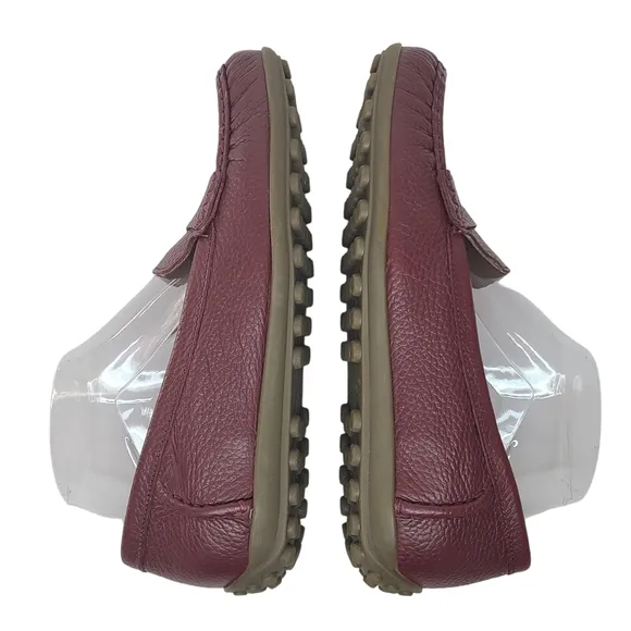 Vionic Marcy Moccasin Loafers Port Size 7.5 NWOB