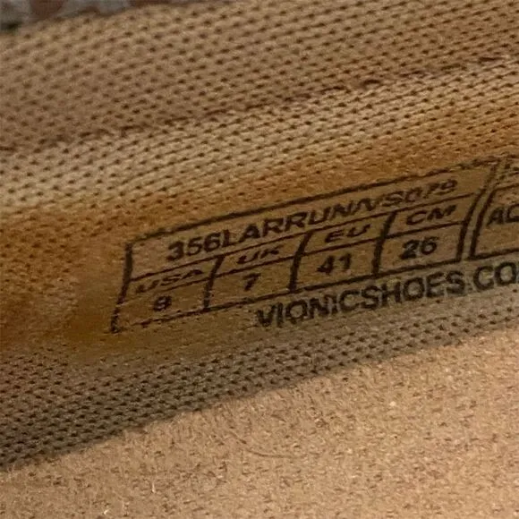 Vionic Women's Loafers Size 9 Gray Snakeskin Print Slip On Flats