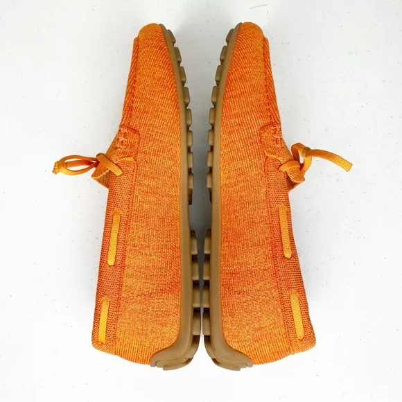 Vivaia Square Toe Loafers Jackie in Citrus Orange Size 40
