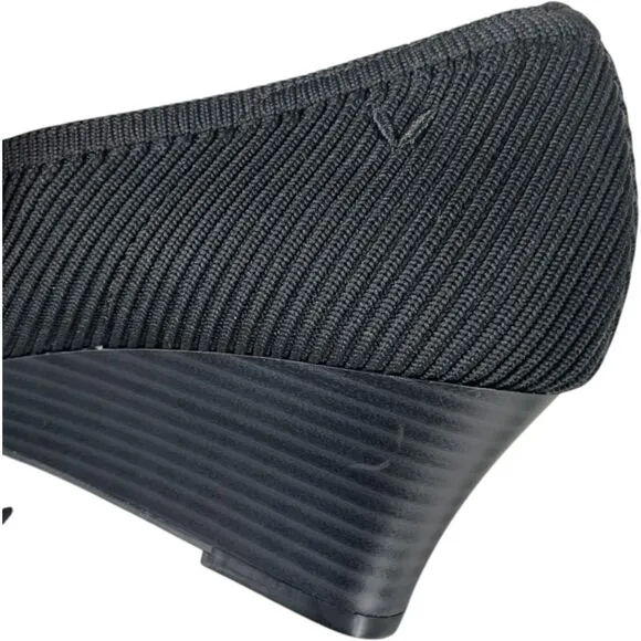 VIVAIA Square-Toe Wedge Margot Wedge Pro Size 9 Size 40 Black