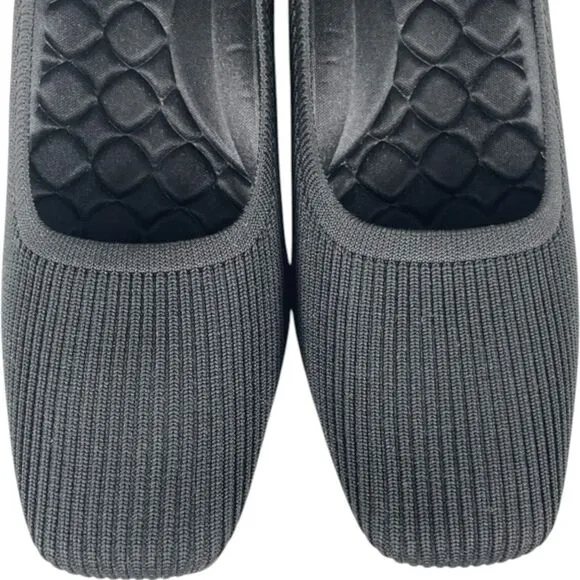 VIVAIA Square-Toe Wedge Margot Wedge Pro Size 9 Size 40 Black