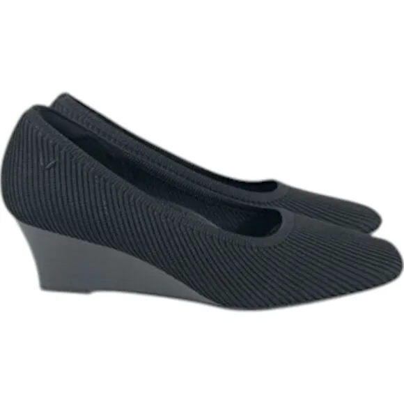 VIVAIA Square-Toe Wedge Margot Wedge Pro Size 9 Size 40 Black
