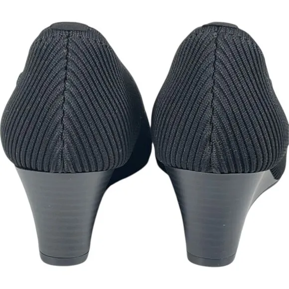 VIVAIA Square-Toe Wedge Margot Wedge Pro Size 9 Size 40 Black