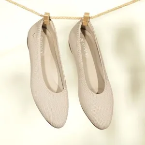 VIVAIA French-Themed Special Edition Flats Tamia 2.0 beige size 5.5 NWT in pkg