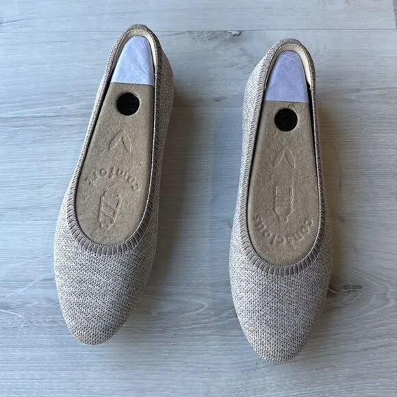 VIVAIA French-Themed Special Edition Flats Tamia 2.0 beige size 5.5 NWT in pkg
