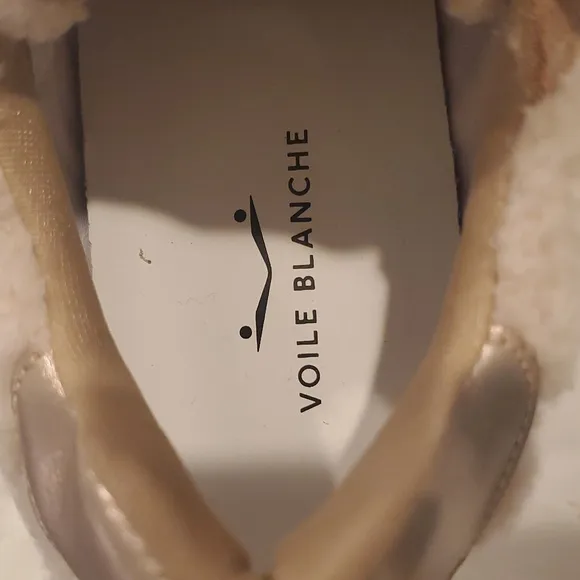 Voile Blanche - Julia Suede/Metallic Fur Sneaker in Brown &amp; Beige