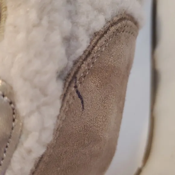 Voile Blanche - Julia Suede/Metallic Fur Sneaker in Brown &amp; Beige