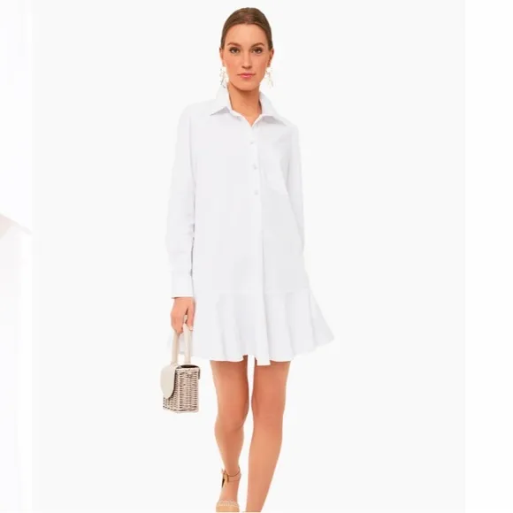 White Callahan Shirt DressTUCKERNUCK