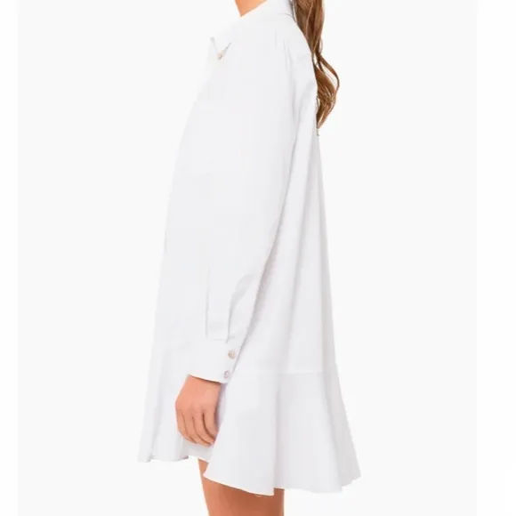 White Callahan Shirt DressTUCKERNUCK