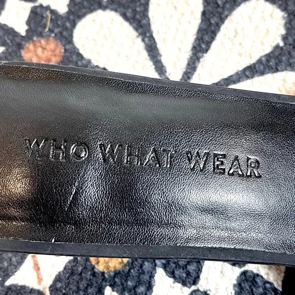 WHO WHAT WEAR Emily Slide Sandals size 7.5