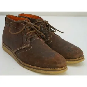 Wolverine 1883 Chukka Boots Mens 12 Brown Leather Lace Up Hand Crafted Casual