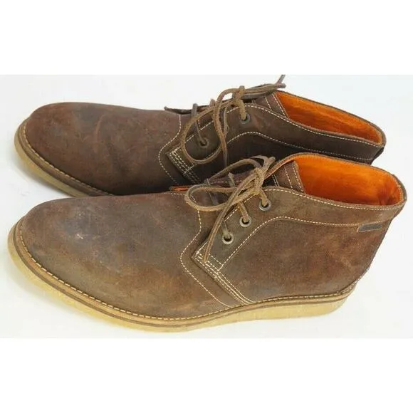Wolverine 1883 Chukka Boots Mens 12 Brown Leather Lace Up Hand Crafted Casual