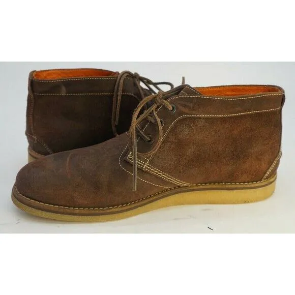 Wolverine 1883 Chukka Boots Mens 12 Brown Leather Lace Up Hand Crafted Casual