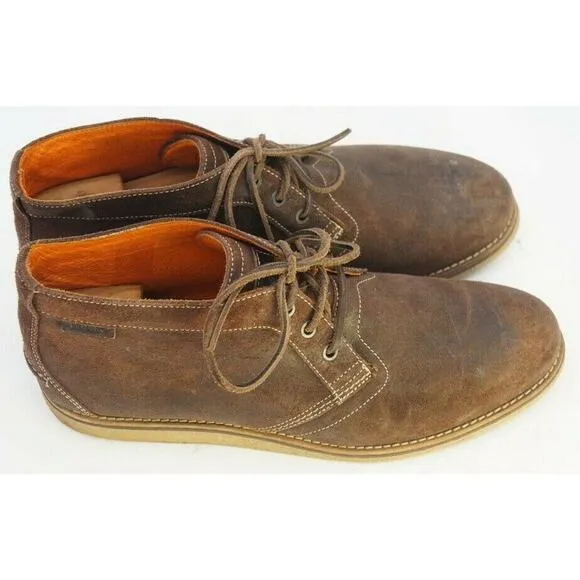 Wolverine 1883 Chukka Boots Mens 12 Brown Leather Lace Up Hand Crafted Casual