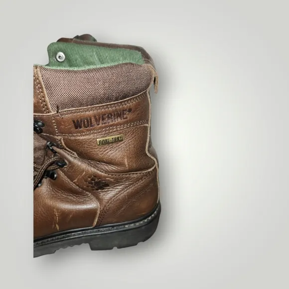 Wolverine GORE-TEX Thinsulate Ultra Brown Leather Boots Size 9 9M S