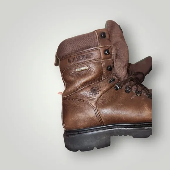 Wolverine GORE-TEX Thinsulate Ultra Brown Leather Boots Size 9 9M S