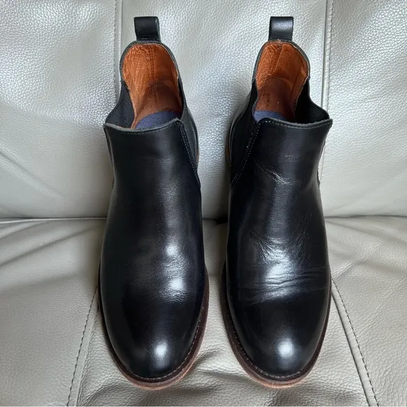 Wolverine Jean Chelsea Women Boots Sz 5 Leather Black Pull On Classic