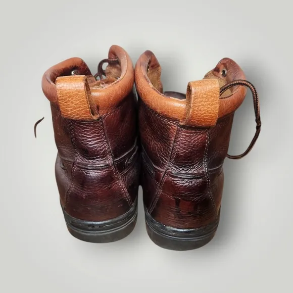 Wolverine mens brown leather boots  Size 10.5 M