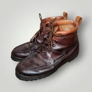 Wolverine mens brown leather boots  Size 10.5 M