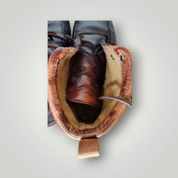 Wolverine mens brown leather boots  Size 10.5 M