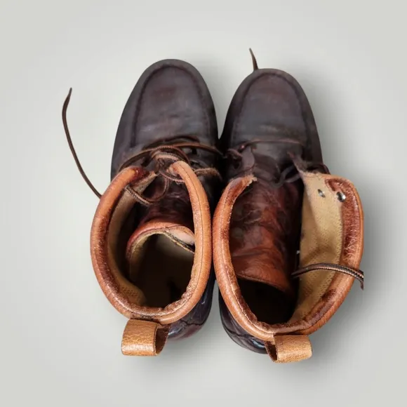 Wolverine mens brown leather boots  Size 10.5 M