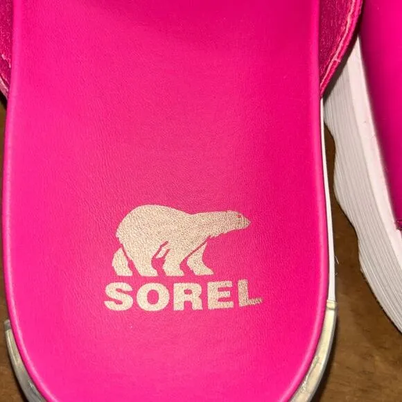 Woman's Sandals SOREL Viibe™ Slide Pink Size 10