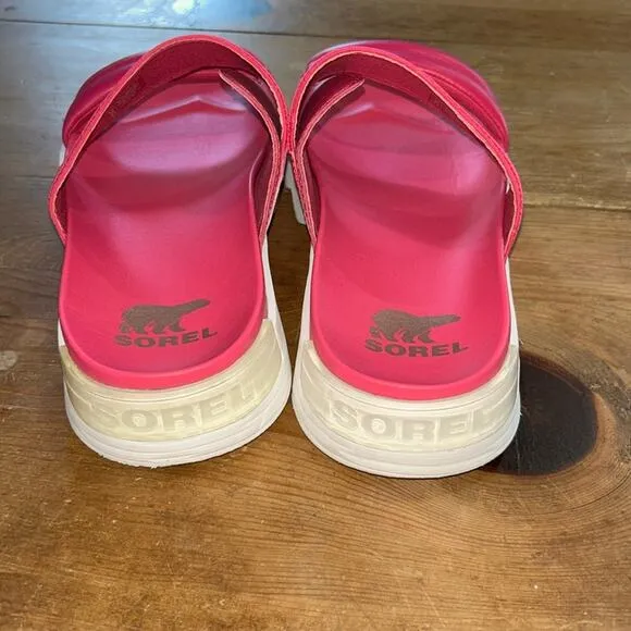 Woman's Sandals SOREL Viibe™ Slide Pink Size 10