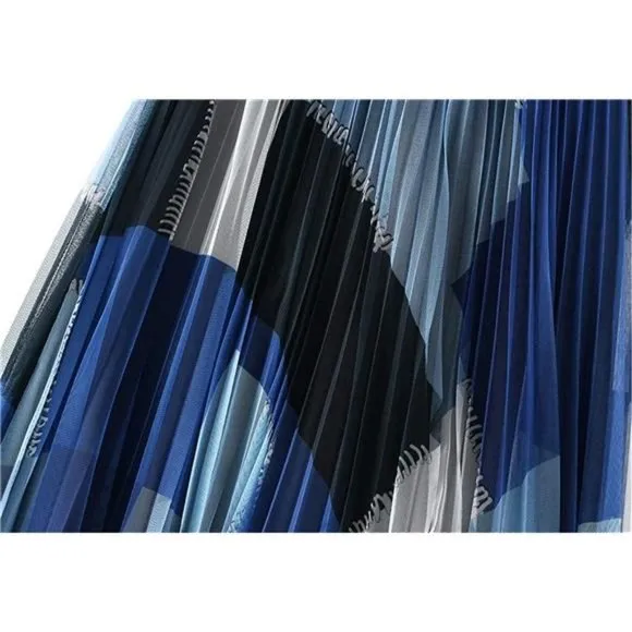 WOMEN Tutu Tulle Skirt Blue