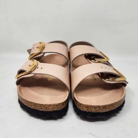 Women's 39 (US 8) Narrow fit Birkenstock Milano Big Buckle sandals New Beige