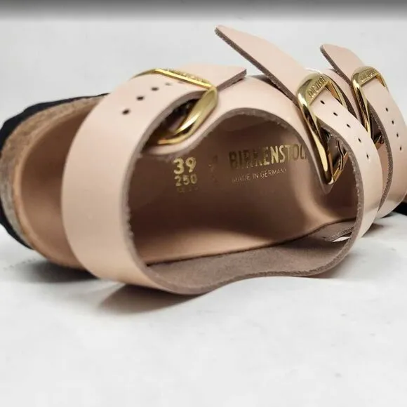 Women's 39 (US 8) Narrow fit Birkenstock Milano Big Buckle sandals New Beige