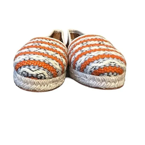 Women's Cobra Society Molly Lazer Cut Tapestry Espadrille Flats Size 38 (8) NIB