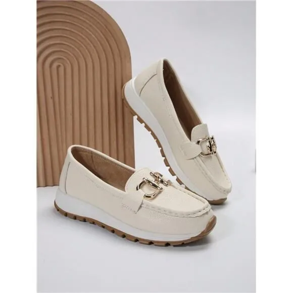 Women's Comfortable Soft Sole Sneakers With Metallic Chain Decoration